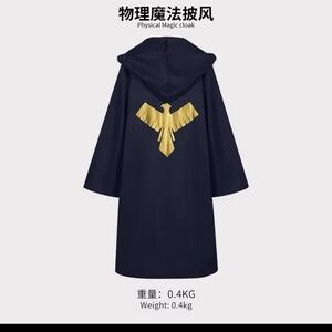 Mashle cape coat cosplay dark blue costume anime manga